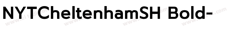 NYTCheltenhamSH Bold字体转换